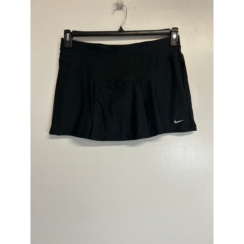 Nike Womens Tennis Skirt Skort Black NikeFIT DRY Pleated 348349-010 Size M NWT